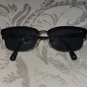 Ray-Ban Black and Silver Glasses